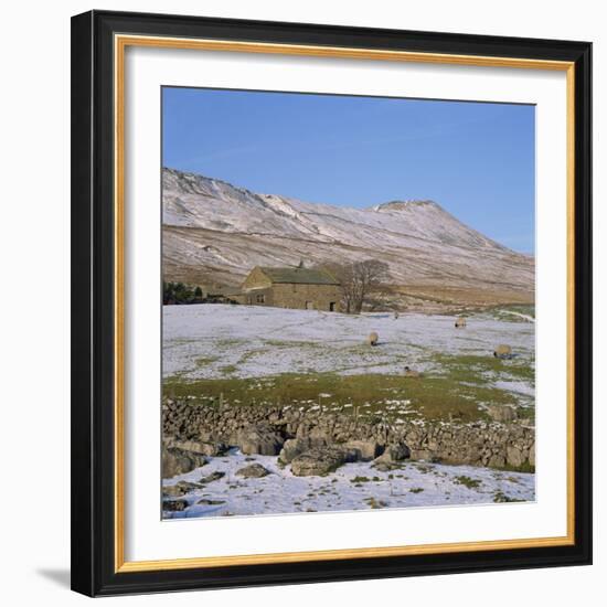 Yorkshire Dales in Winter, North Yorkshire, England, United Kingdom, Europe-Roy Rainford-Framed Photographic Print