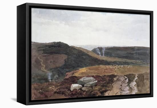 Yorkshire Fells, C.1840-Peter De Wint-Framed Premier Image Canvas