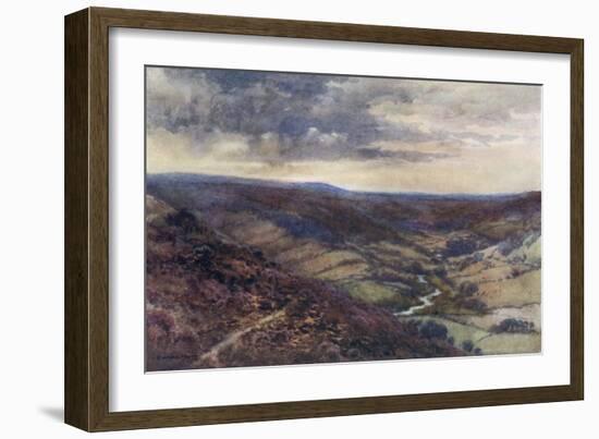 Yorkshire Moors-Ernest W Haslehust-Framed Art Print
