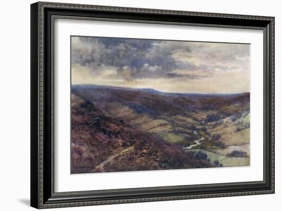 Yorkshire Moors-Ernest W Haslehust-Framed Art Print