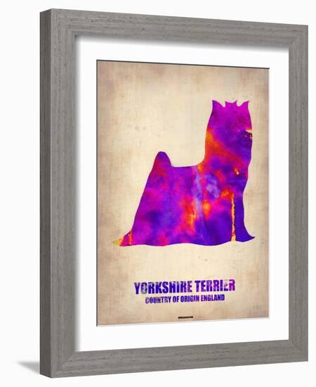 Yorkshire Terrier Poster-NaxArt-Framed Art Print