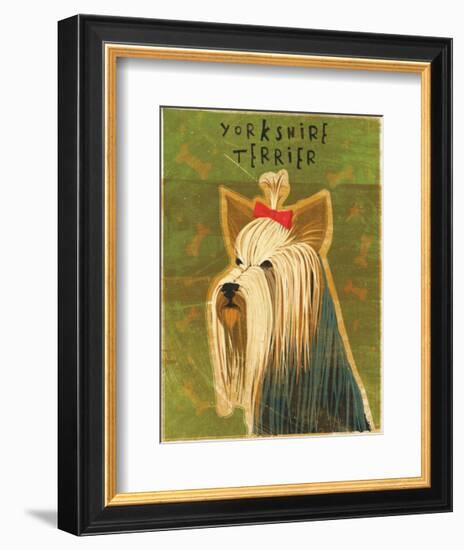 Yorkshire Terrier-John Golden-Framed Art Print