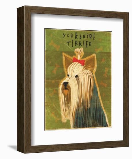 Yorkshire Terrier-John Golden-Framed Art Print