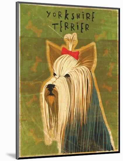 Yorkshire Terrier-John Golden-Mounted Art Print