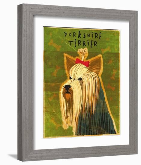 Yorkshire Terrier-John Golden-Framed Art Print