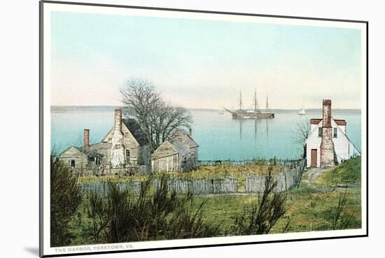 Yorktown Harbor-null-Mounted Art Print