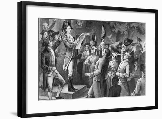 Yorktown: Surrender, 1781-Currier & Ives-Framed Giclee Print