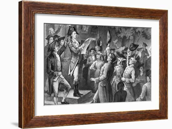 Yorktown: Surrender, 1781-Currier & Ives-Framed Giclee Print