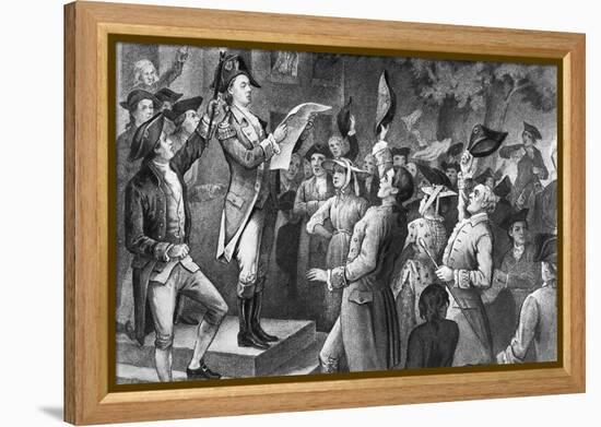 Yorktown: Surrender, 1781-Currier & Ives-Framed Premier Image Canvas