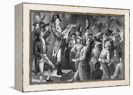 Yorktown: Surrender, 1781-Currier & Ives-Framed Premier Image Canvas