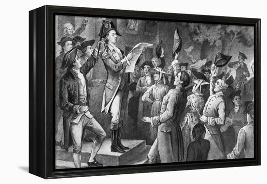 Yorktown: Surrender, 1781-Currier & Ives-Framed Premier Image Canvas