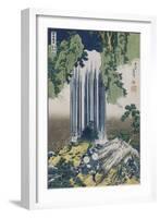 Yoro Waterfall, Mino Province', from the Series 'A Journey to the Waterfalls of All the Provinces'-Katsushika Hokusai-Framed Giclee Print
