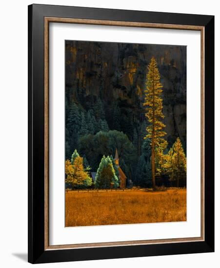 Yosemite Chapel-Steven Maxx-Framed Photographic Print