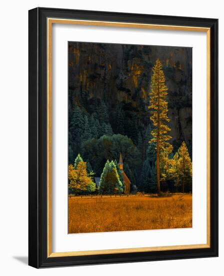 Yosemite Chapel-Steven Maxx-Framed Photographic Print