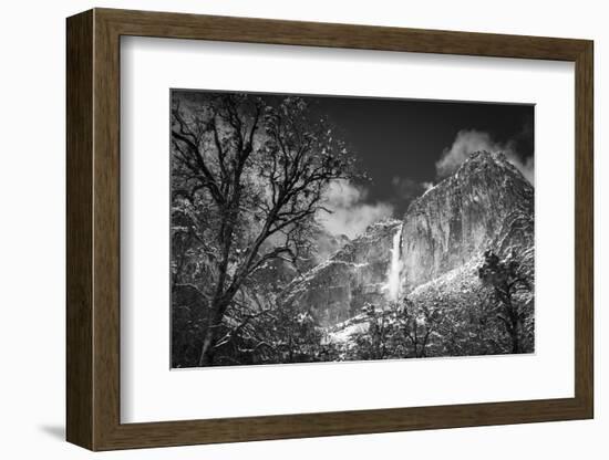 Yosemite Falls after a winter storm, Yosemite National Park, California, USA-Russ Bishop-Framed Photographic Print