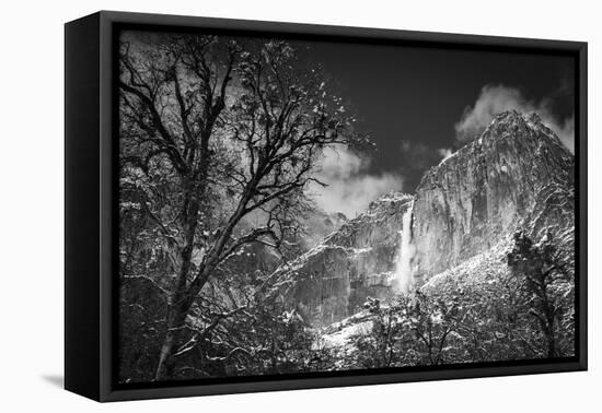 Yosemite Falls after a winter storm, Yosemite National Park, California, USA-Russ Bishop-Framed Premier Image Canvas