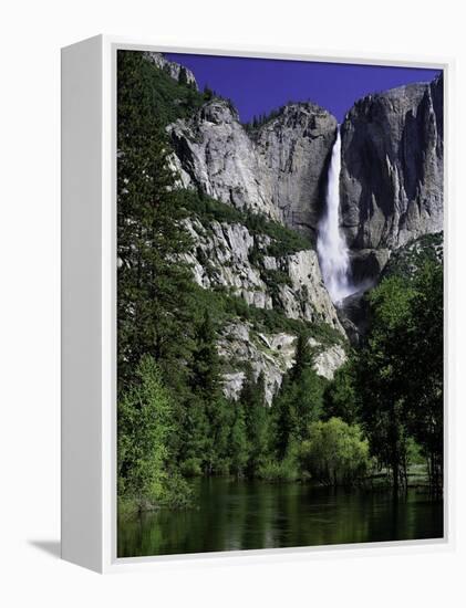 Yosemite Falls and Merced River-Doug Meek-Framed Premier Image Canvas