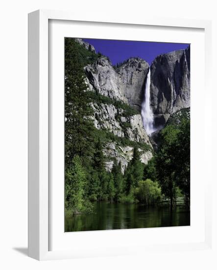 Yosemite Falls and Merced River-Doug Meek-Framed Photographic Print