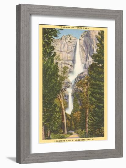 Yosemite Falls, California-null-Framed Art Print