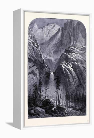 Yosemite Falls United States of America-null-Framed Premier Image Canvas