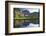 Yosemite Falls viewed across a Yosemite Valley meadow, California, USA. Spring (June) 2016.-Adam Burton-Framed Photographic Print