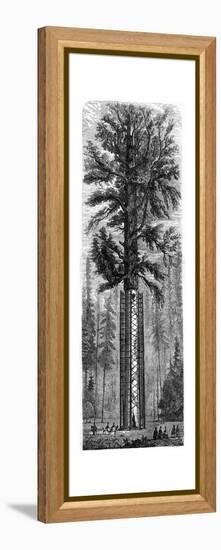 Yosemite National Park, California, 19th Century-Paul Huet-Framed Premier Image Canvas