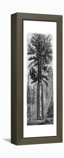 Yosemite National Park, California, 19th Century-Paul Huet-Framed Premier Image Canvas