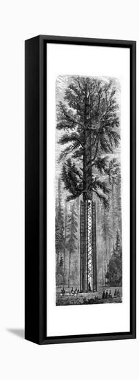 Yosemite National Park, California, 19th Century-Paul Huet-Framed Premier Image Canvas