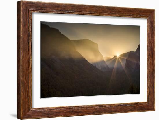 Yosemite National Park, California, USA: The Yosemite Valley During Sunrise-Axel Brunst-Framed Photographic Print