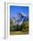 Yosemite National Park, Half Dome and Autumn Leaves, California, USA-Steve Vidler-Framed Photographic Print