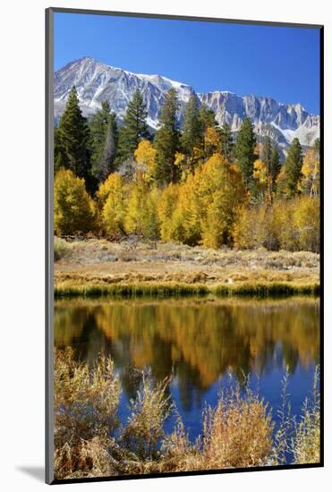 Yosemite's Mount Dana as Seen from Lee Vining Canyon in the Sierras-John Alves-Mounted Photographic Print