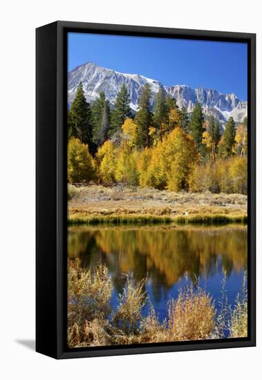 Yosemite's Mount Dana as Seen from Lee Vining Canyon in the Sierras-John Alves-Framed Premier Image Canvas