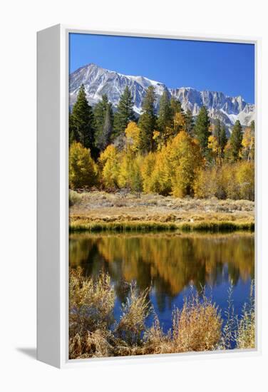 Yosemite's Mount Dana as Seen from Lee Vining Canyon in the Sierras-John Alves-Framed Premier Image Canvas