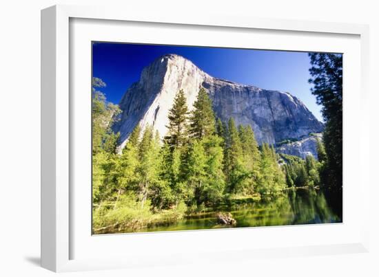 Yosemite Scenic withe the El Capitan-George Oze-Framed Photographic Print