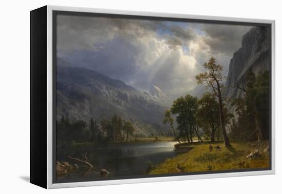Yosemite Valley, 1866 (Oil on Canvas)-Albert Bierstadt-Framed Premier Image Canvas