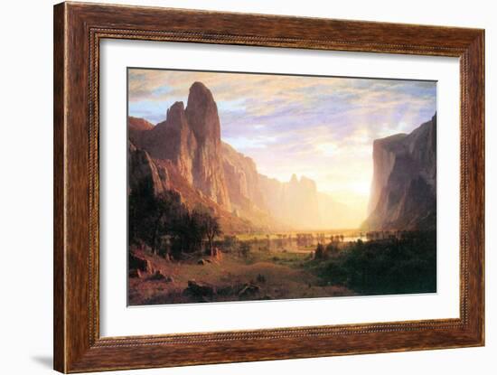 Yosemite Valley 3-Albert Bierstadt-Framed Art Print