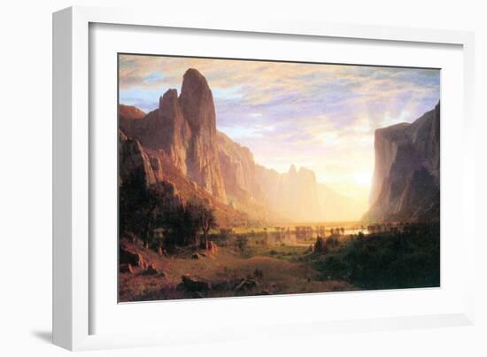 Yosemite Valley 3-Albert Bierstadt-Framed Art Print