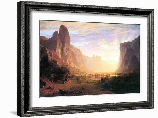 Yosemite Valley 3-Albert Bierstadt-Framed Art Print