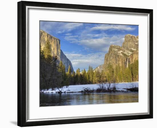 Yosemite Valley and Merced River from Valley View, Yosemite National Park, California, Usa-Jamie & Judy Wild-Framed Photographic Print