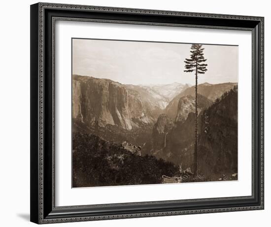 Yosemite Valley from the Best General View, 1866-Carleton Watkins-Framed Art Print