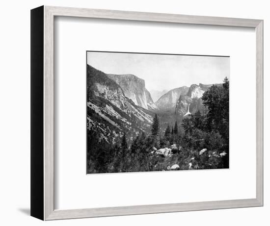 Yosemite Valley From-John L Stoddard-Framed Giclee Print