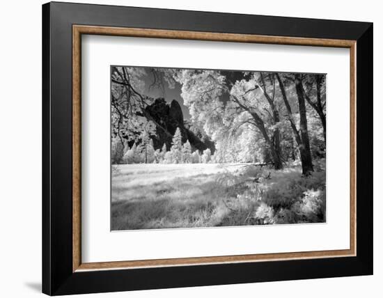 Yosemite Valley in infrared black and white, Yosemite National Park, California-Adam Jones-Framed Photographic Print