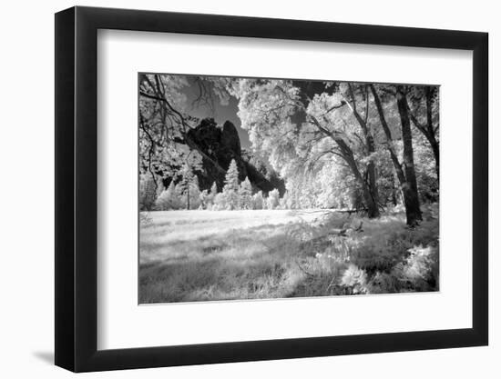 Yosemite Valley in infrared black and white, Yosemite National Park, California-Adam Jones-Framed Photographic Print