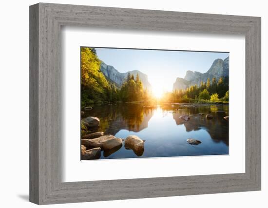 Yosemite Valley Sunrise-beboy-Framed Photographic Print