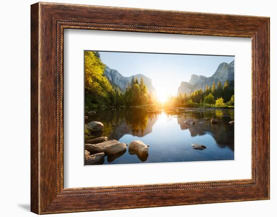 Yosemite Valley Sunrise-beboy-Framed Photographic Print