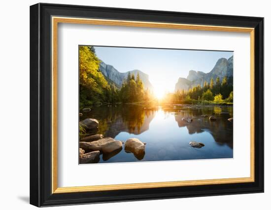 Yosemite Valley Sunrise-beboy-Framed Photographic Print