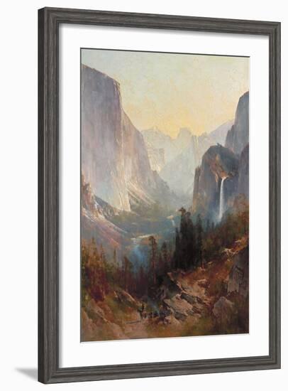 Yosemite Valley-Thomas Hill-Framed Premium Giclee Print