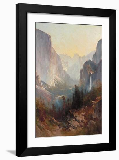 Yosemite Valley-Thomas Hill-Framed Premium Giclee Print