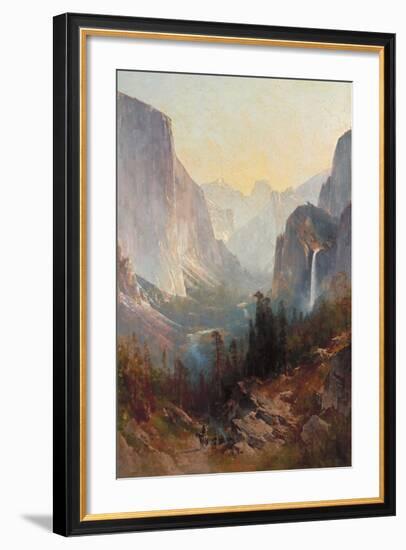 Yosemite Valley-Thomas Hill-Framed Premium Giclee Print