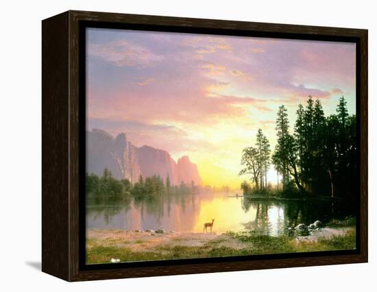 Yosemite Valley-Albert Bierstadt-Framed Premier Image Canvas